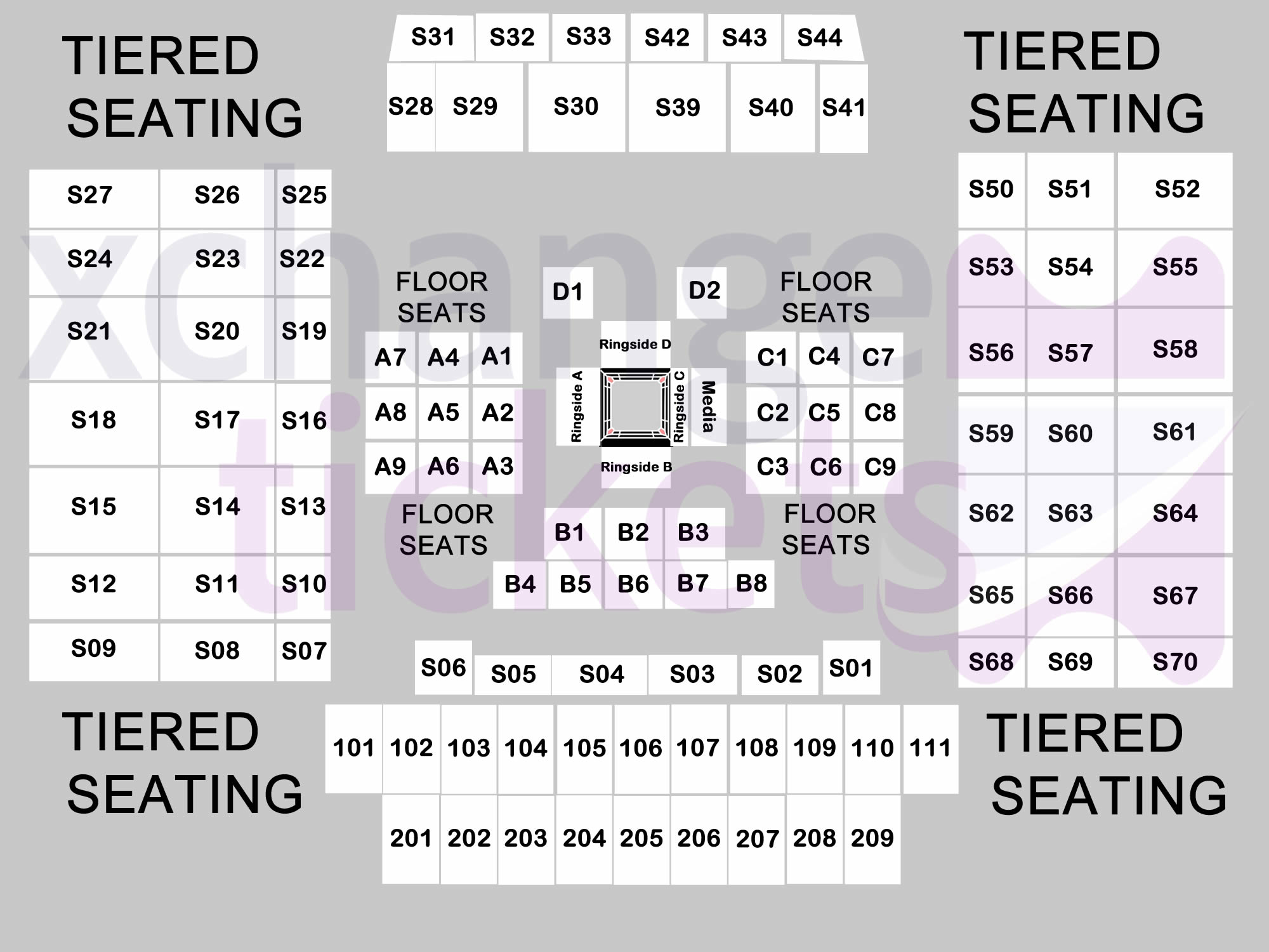 Kingdom Arena, Riyadh, Saudi Arabia / Kingdom Arena, Riyadh, Saudi Arabia Venue Seating Plan