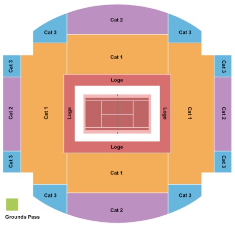 Roland Garros Stadium (Suzzane Lenglen), Paris, France / Roland Garros Stadium (Suzzane Lenglen), Paris, France Venue Seating Plan