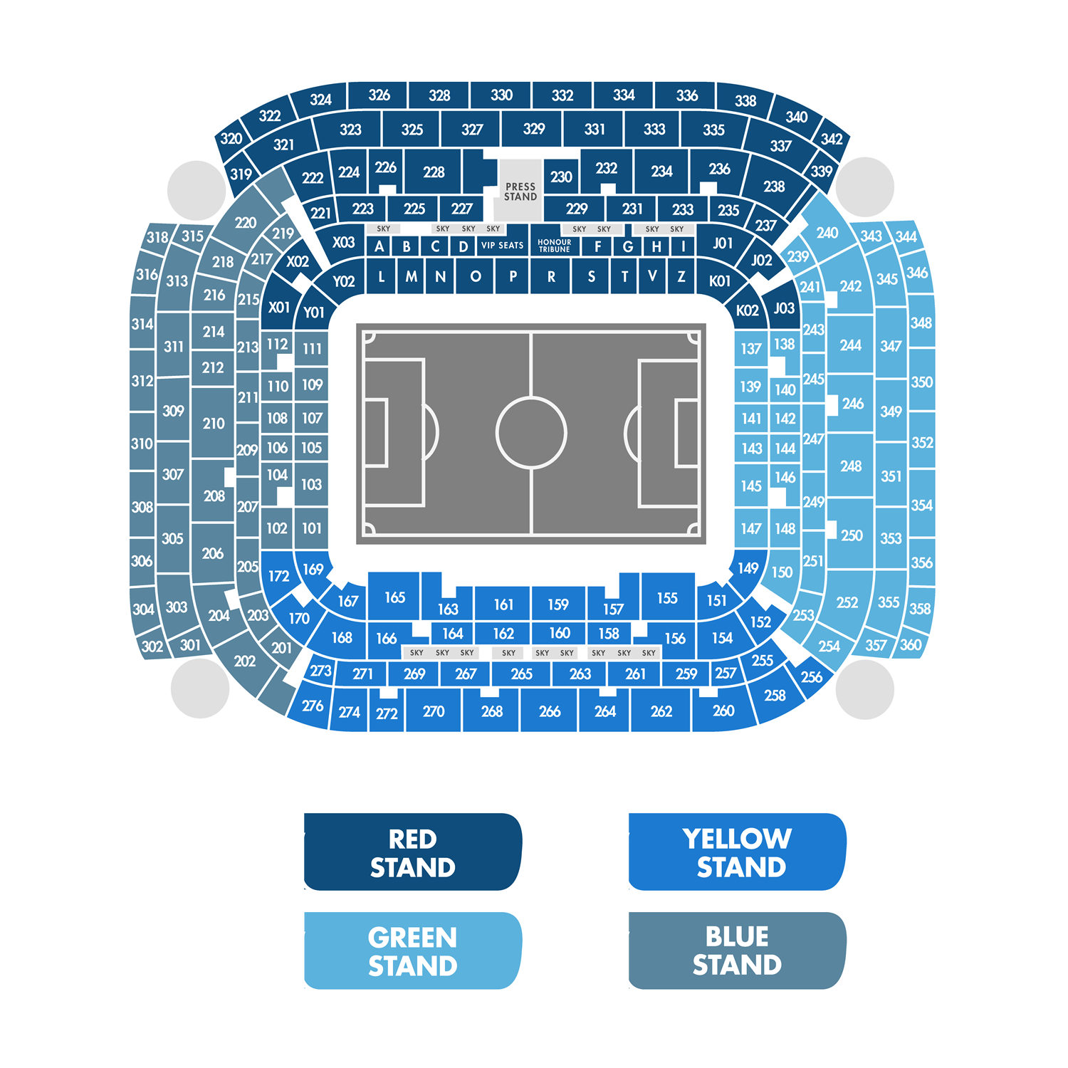 San Siro Stadium, Milano, Italy / San Siro Stadium, Milano, Italy Venue Seating Plan