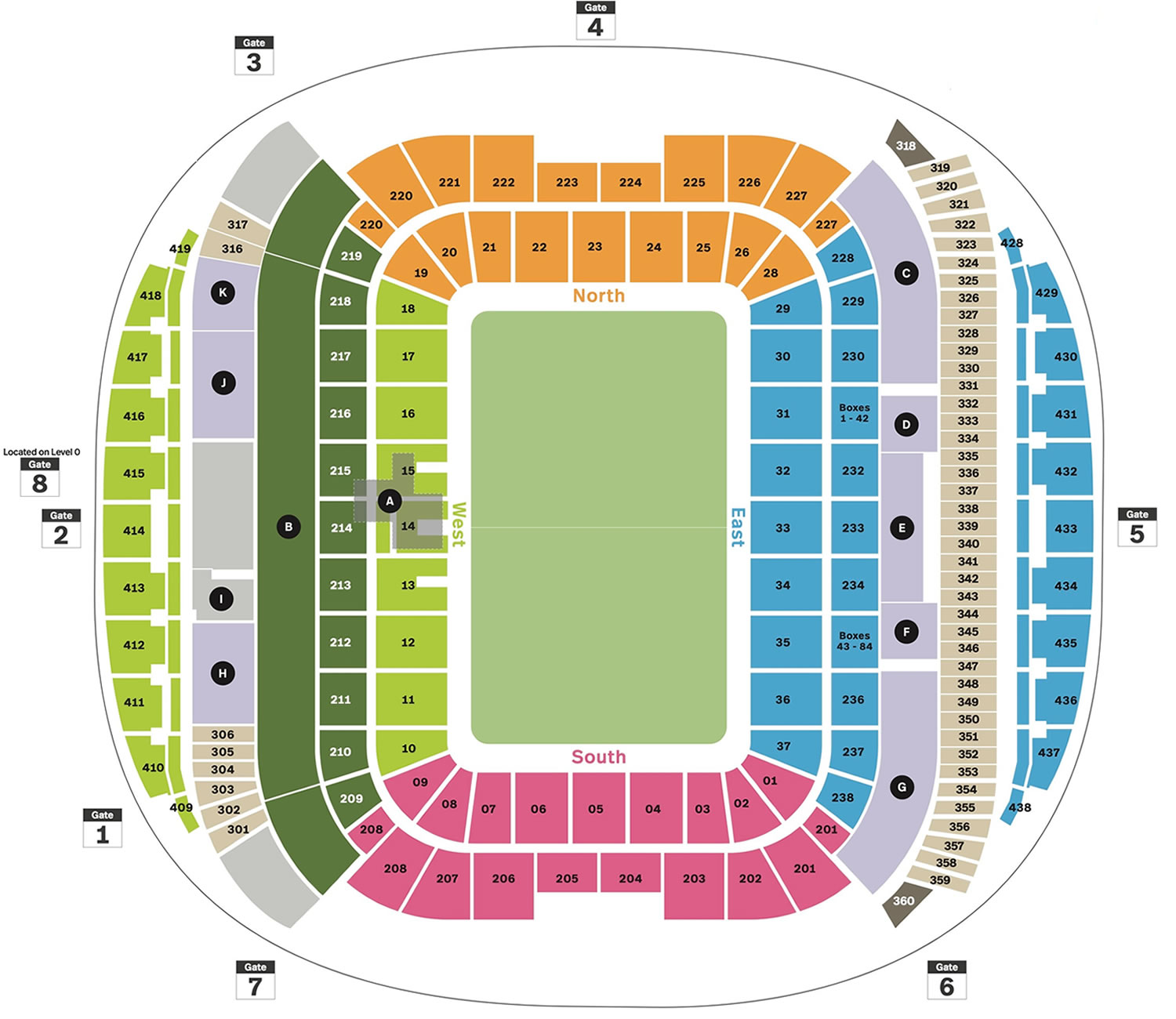 Allianz Stadium, Sydney, United Kingdom / Allianz Stadium, Sydney, United Kingdom Venue Seating Plan