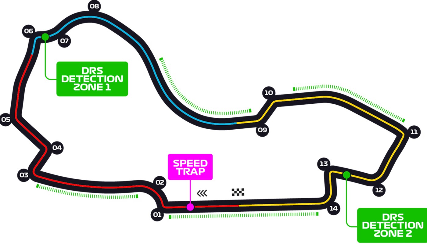  Albert Park Circuit, Melbourne , Australia /  Albert Park Circuit, Melbourne , Australia Venue Seating Plan