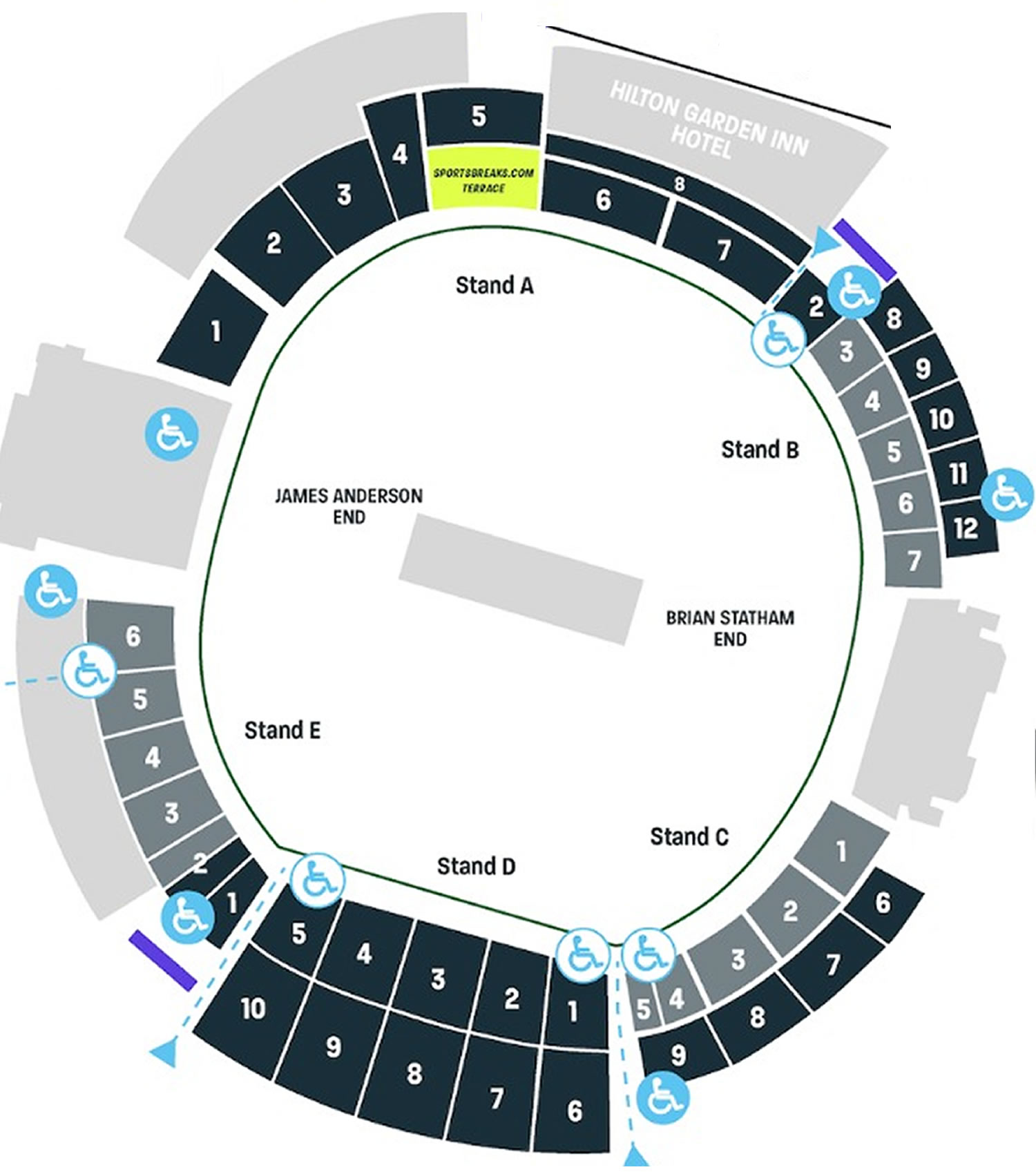 Emirates Old Trafford, Manchester, United Kingdom / Emirates Old Trafford, Manchester, United Kingdom Venue Seating Plan